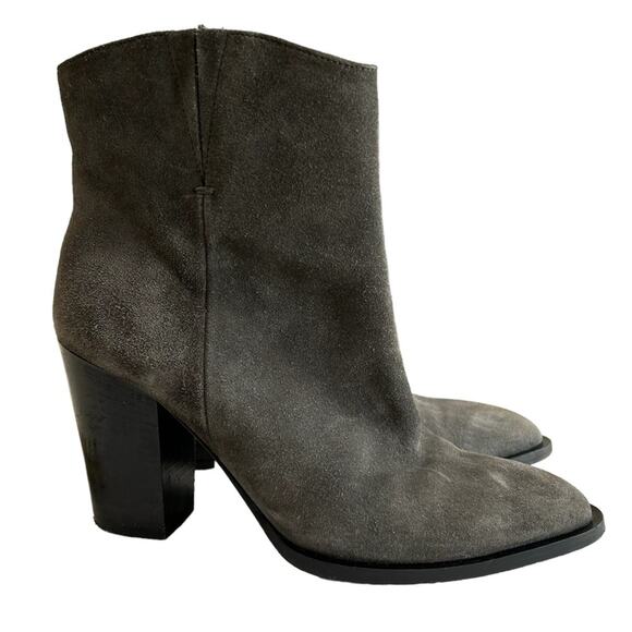 Vince ervying grey suede ankel boots womens size 6 - Picture 2 of 10